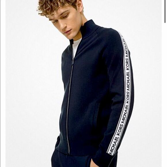 Michael Kors Men’s Logo Tape Jacket M - Picture 15 of 15